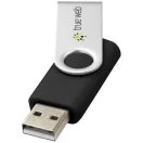 Rotate-basic 32GB USB flash drive, Plastic and Aluminum, solid black