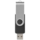 Rotate-basic 32GB USB flash drive, Plastic and Aluminum, solid black