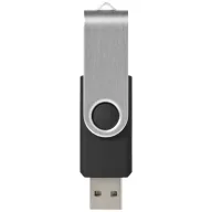   Rotate-basic 32GB USB flash drive, Plastic and Aluminum, solid black