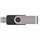 Rotate-basic 32GB USB flash drive, Plastic and Aluminum, solid black