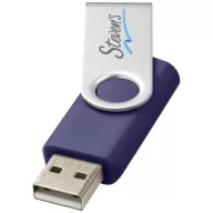 Rotate Basic USB 32GB, Plastic and Aluminum, Royal blue