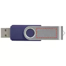 Rotate Basic USB 32GB, Plastic and Aluminum, Royal blue