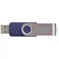 Rotate Basic USB 32GB, Plastic and Aluminum, Royal blue