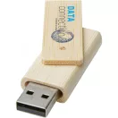 Memorie usb, Everestus, 22FEB1676, 4 GB, 6x1.3x1.9 cm, Bambus, Bej