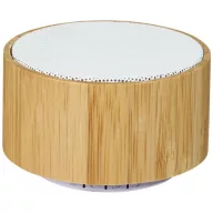 Cosmos bamboo Bluetooth® speaker, Bamboo, Wood,White