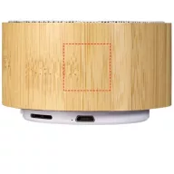 Cosmos bamboo Bluetooth® speaker, Bamboo, Wood,White