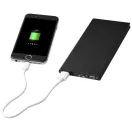 Plate 8000 mAh aluminum power bank, Aluminium,  solid black