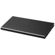 Plate 8000 mAh aluminum power bank, Aluminium,  solid black