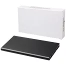 Plate 8000 mAh aluminum power bank, Aluminium,  solid black