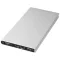 Plate 8000 mAh aluminum power bank, Aluminium, Silver