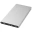 Plate 8000 mAh aluminum power bank, Aluminium, Silver