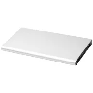 Plate 8000 mAh aluminum power bank, Aluminium, Silver