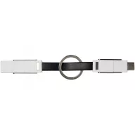   Cablu 4-in-1, 0.5x13.5x1.4 cm, Everestus, 20IUN0204, Negru, ABS