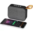 Boxa portabila bluetooth, 4x11.2x8.2 cm, Everestus, 20IUN0954, Gri, ABS, Tesatura