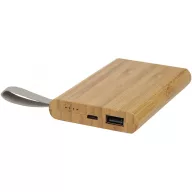   Powerbank, 21MAR1554, 5000 mAh, 11x1.6x7 cm, Everestus, Bambus, Maro