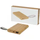 Powerbank, 21MAR1554, 5000 mAh, 11x1.6x7 cm, Everestus, Bambus, Maro