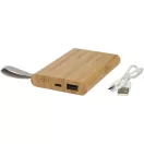 Powerbank, 21MAR1554, 5000 mAh, 11x1.6x7 cm, Everestus, Bambus, Maro