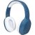 Casti audio wireless cu microfon, Everestus, 18SEP2847, 18.5x7.5x17.5 cm, ABS, Albastru