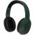 Casti audio wireless cu microfon, Everestus, 18SEP2848, 18.5x7.5x17.5 cm, ABS, Verde