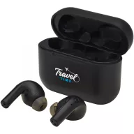   Casti audio wireless, Everestus, 21AUG108, ABS, 7.36x8.54x3.97 cm, Negru