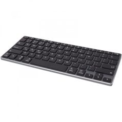   Tastatura Bluetooth, Tekio by AleXer, 18SEP2492, 28.2x1.5x11.6 cm, Aluminiu, ABS, Negru