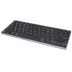   Tastatura Bluetooth, Tekio by AleXer, 18SEP2491, 28.2x1.5x11.6 cm, Aluminiu, ABS, Negru