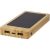 Powerbank solar, Everestus, 18SEP2818, 8000 mAh, 14.2x1.8x7.2 cm, Bambus, Bej