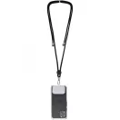 Lanyard pentru telefon, Everestus, 18SEP2678, 5.8x5.3 cm, Nylon, ABS, Alb