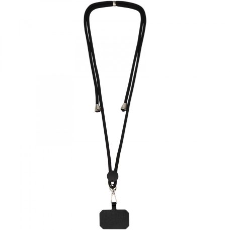 Lanyard pentru telefon, Everestus, 18SEP2681, 5.8x5.3 cm, Nylon, ABS, Negru
