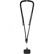   Lanyard pentru telefon, Everestus, 18SEP2681, 5.8x5.3 cm, Nylon, ABS, Negru