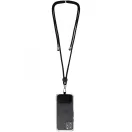 Lanyard pentru telefon, Everestus, 18SEP2681, 5.8x5.3 cm, Nylon, ABS, Negru
