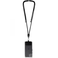   Lanyard pentru telefon, Everestus, 18SEP2681, 5.8x5.3 cm, Nylon, ABS, Negru