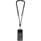 Lanyard pentru telefon, Everestus, 18SEP2681, 5.8x5.3 cm, Nylon, ABS, Negru