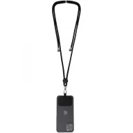   Lanyard pentru telefon, Everestus, 18SEP2681, 5.8x5.3 cm, Nylon, ABS, Negru