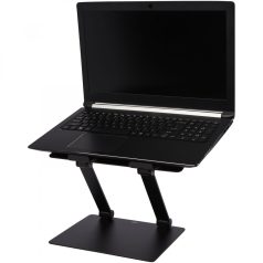   Suport laptop, Tekio, 18SEP2936, 30x3x22 cm, Aluminiu, Silicon, Negru