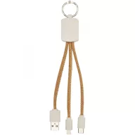  Cablu de incarcare 3-in-1, Everestus, 42FEB230361, 40x29x28 cm, Pluta, Paie, Natur
