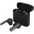 Casti audio wireless earbuds, Tekio, 42FEB230624, 4.3x2.8x1.9 cm, Zinc, ABS, Negru