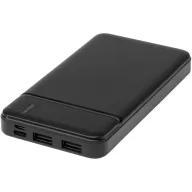   Powerbank 10000 mAh, USB-C, Micro USB, 2401E14761, Everestus, 13.6x1.5x6.8 cm, ABS, Negru