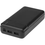  Powerbank 20000 mAh, USB-C, Micro USB, USB-A, 2401E14763, Everestus, 13.7x2.8x6.8 cm, ABS, Negru
