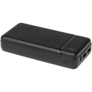 Powerbank 20000 mAh, USB-C, Micro USB, USB-A, 2401E14763, Everestus, 13.7x2.8x6.8 cm, ABS, Negru