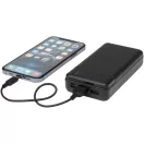 Powerbank 20000 mAh, USB-C, Micro USB, USB-A, 2401E14763, Everestus, 13.7x2.8x6.8 cm, ABS, Negru