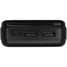 Powerbank 20000 mAh, USB-C, Micro USB, USB-A, 2401E14763, Everestus, 13.7x2.8x6.8 cm, ABS, Negru