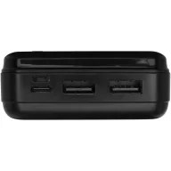  Powerbank 20000 mAh, USB-C, Micro USB, USB-A, 2401E14763, Everestus, 13.7x2.8x6.8 cm, ABS, Negru