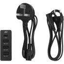 Adaptor cu statie de incarcare, 2401E14527, Everestus, 9.1x2.7x7.2 cm, Plastic, Negru