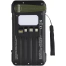 Powerbank 10000 mAh, USB-C, USB-A, 2401E15001, Everestus, 15.9x3.1x8.5 cm, ABS, Verde army