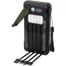 Powerbank 10000 mAh, USB-C, USB-A, 2401E15001, Everestus, 15.9x3.1x8.5 cm, ABS, Verde army