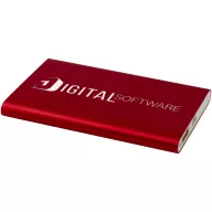   Powerbank 4000 mAh, 10 W, USB-A, USB-C, 2410E23118, Everestus, 11 x 1 x 6.8 cm, Aluminiu, Rosu