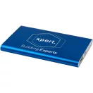 Powerbank 4000 mAh, 10 W, USB-A, USB-C, 2410E23119, Everestus, 11 x 1 x 6.8 cm, Aluminiu, Albastru royal