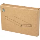 Powerbank 4000 mAh, 10 W, USB-A, USB-C, 2410E23120, Everestus, 11 x 1 x 6.8 cm, Aluminiu, Argintiu