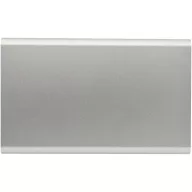   Powerbank 4000 mAh, 10 W, USB-A, USB-C, 2410E23120, Everestus, 11 x 1 x 6.8 cm, Aluminiu, Argintiu